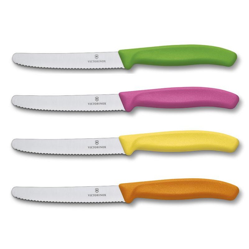 Victorinox - vert - couteau de table bout rond - couteau de cuisine
